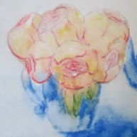I painted a few years ago. Beautiful roses...I love them.