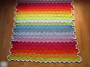 Crocheted rug